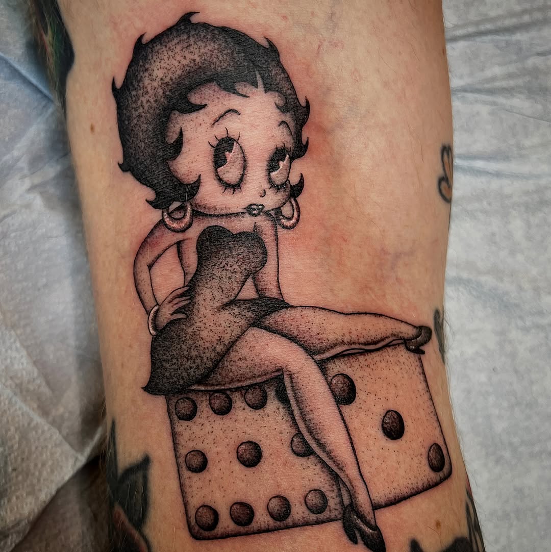 Tattoo by @gloomlacruz — black_and_grey