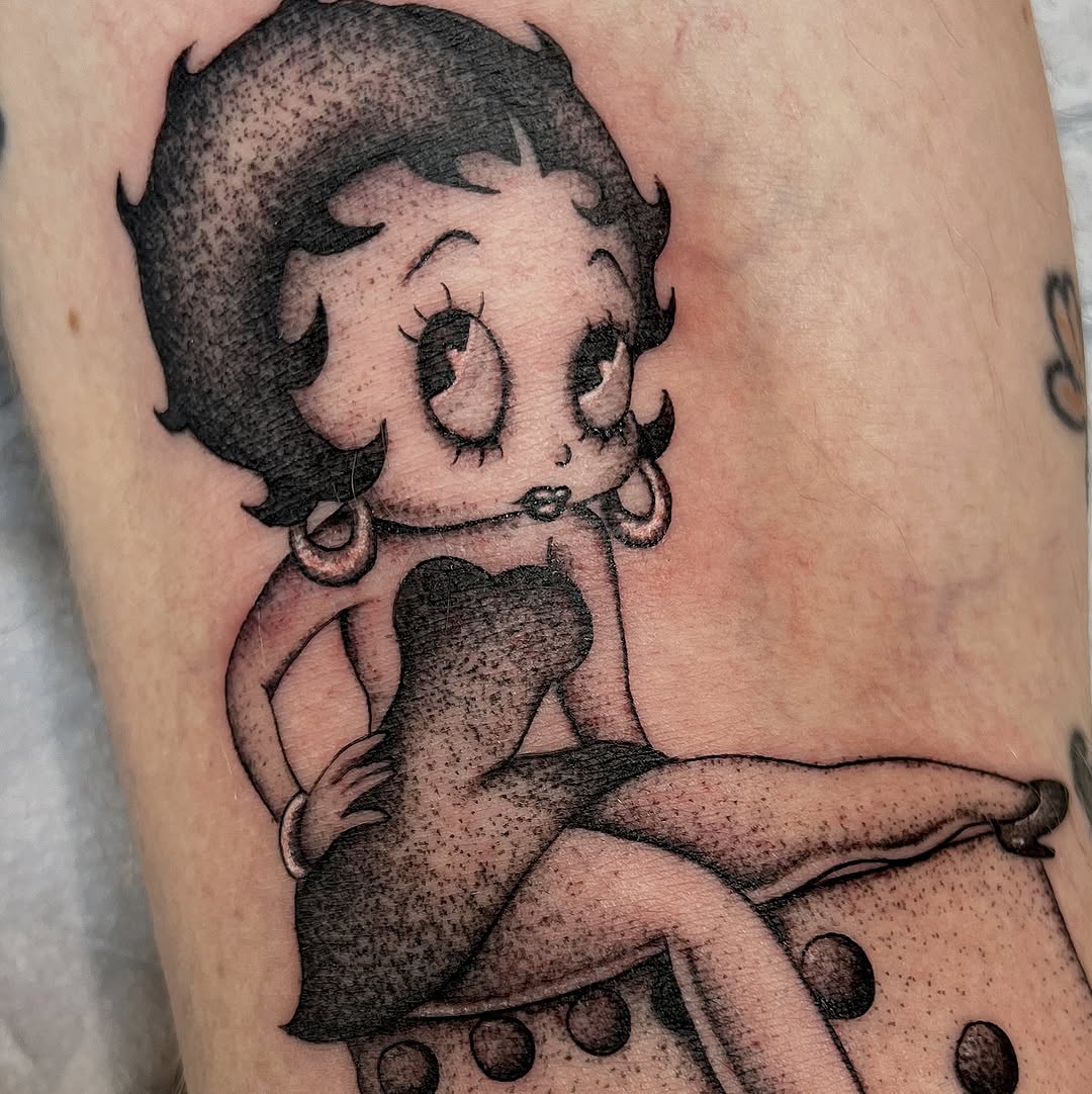 Tattoo by @gloomlacruz — black_and_grey