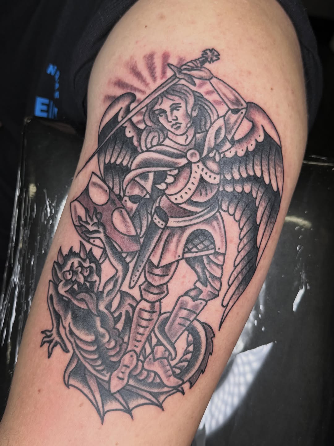 Tattoo by @chris_de_armas — american_traditional, black_and_grey