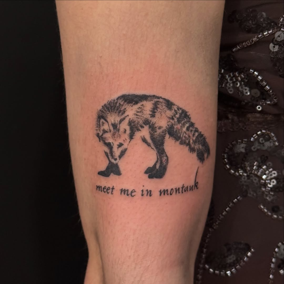 Tattoo by @dewduls — black_and_grey