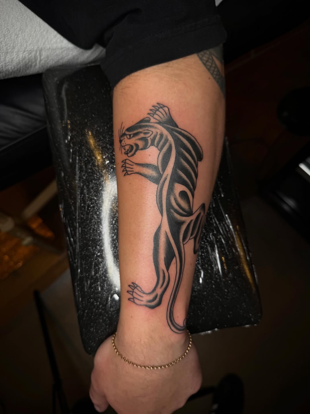 Tattoo by @acdpdx — black_and_grey, realism