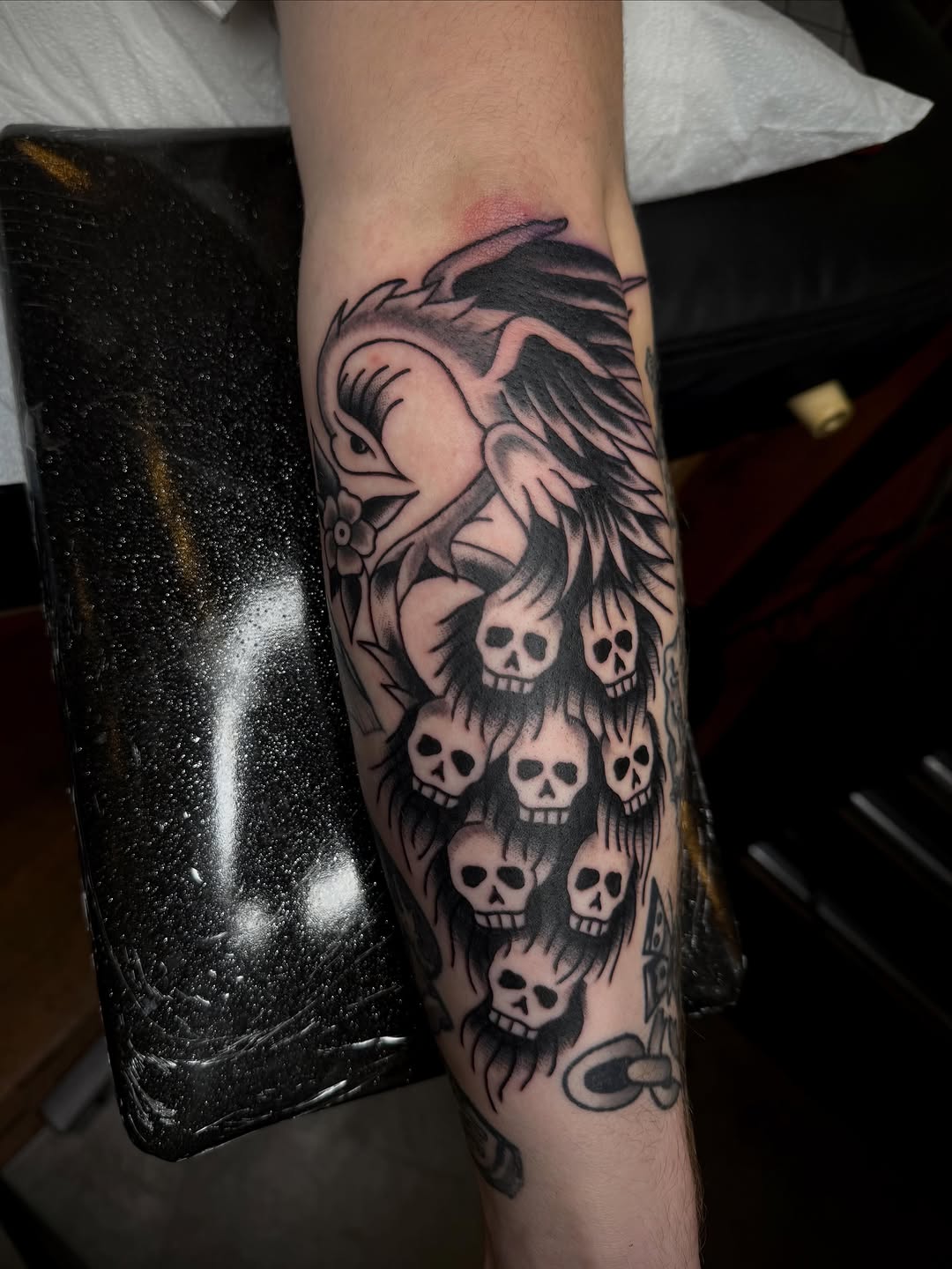 Tattoo by @acdpdx — american_traditional, black_and_grey