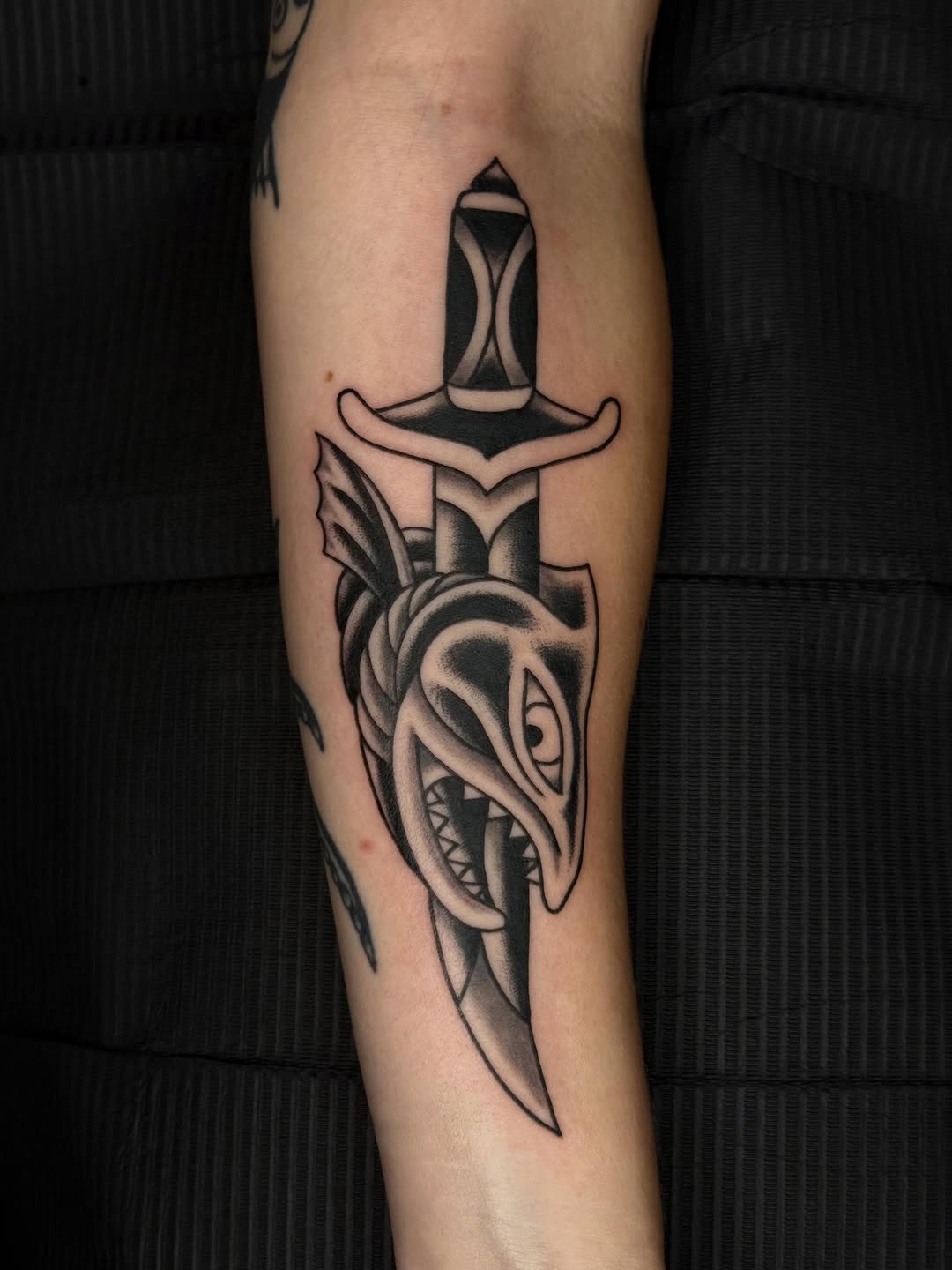 Tattoo by @acdpdx — american_traditional, black_and_grey