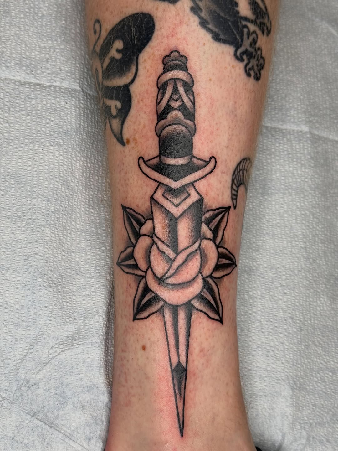 Tattoo by @acdpdx — american_traditional, black_and_grey