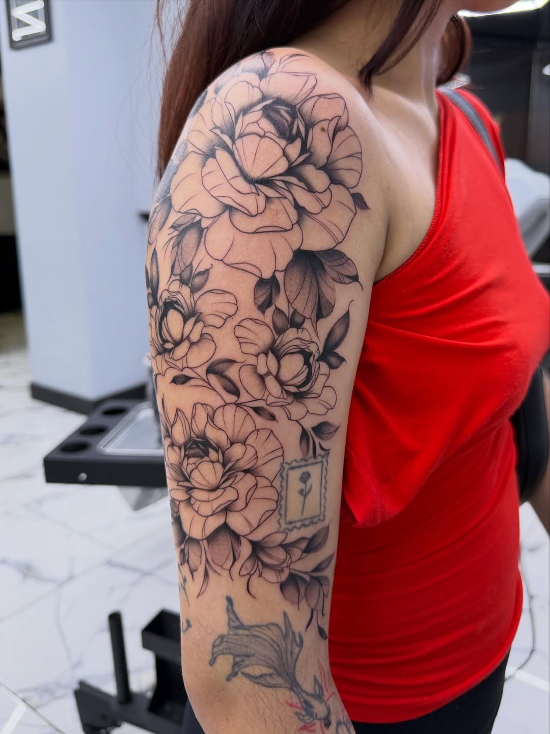 Tattoo by @gabsthegeminii — fine_line, black_and_grey