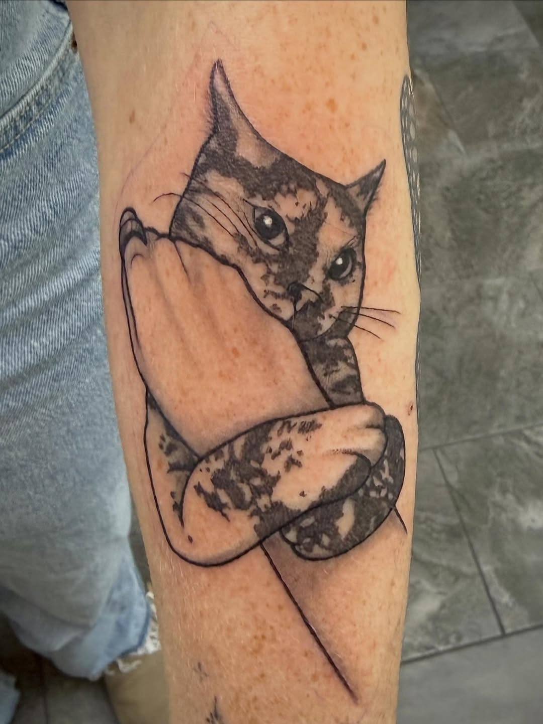 Tattoo by @art.by.ashley93 — illustrative, black_and_grey