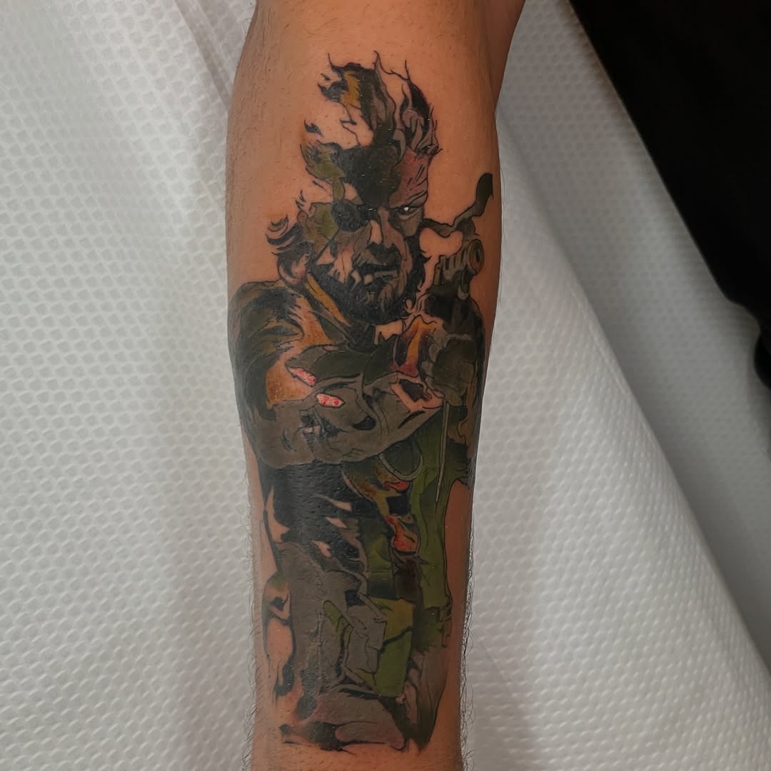 Tattoo by @vapidstar — realism, trash_polka