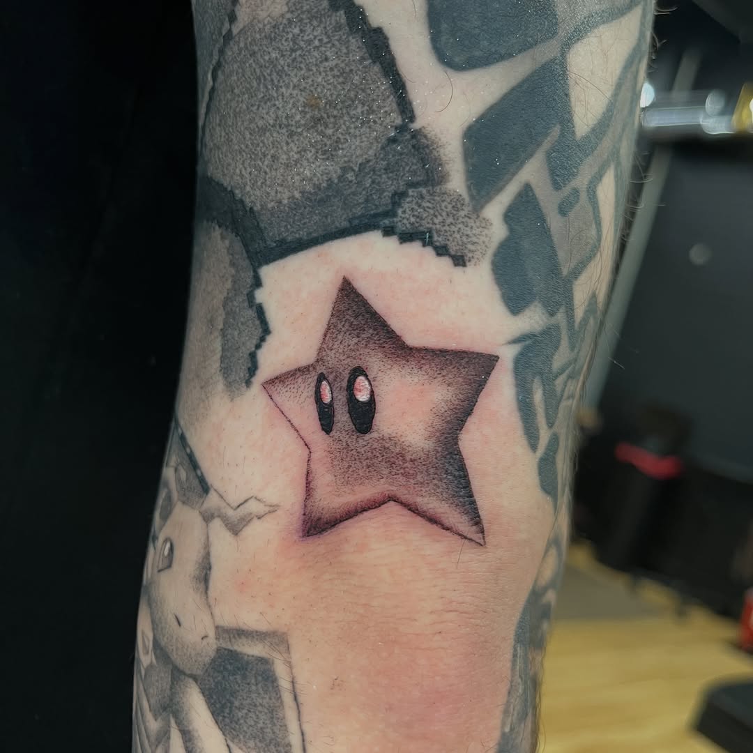 Tattoo by @vapidstar — black_and_grey, realism
