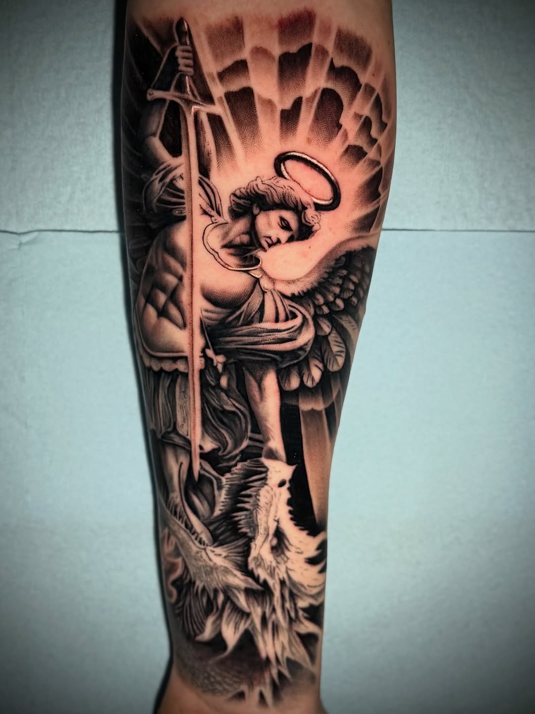 Tattoo by @webbz_tattoos — black_and_grey, realism