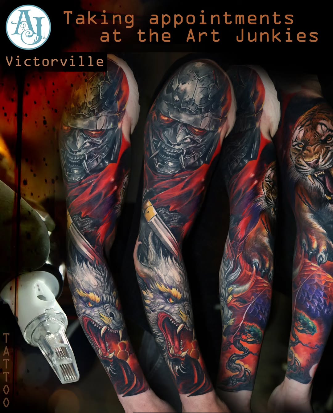 Tattoo by @marekpawlik_tattooartist — realism, japanese_irezumi