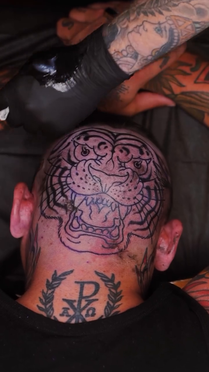 Tattoo by @tomvincent.tattoo — illustrative, black_and_grey