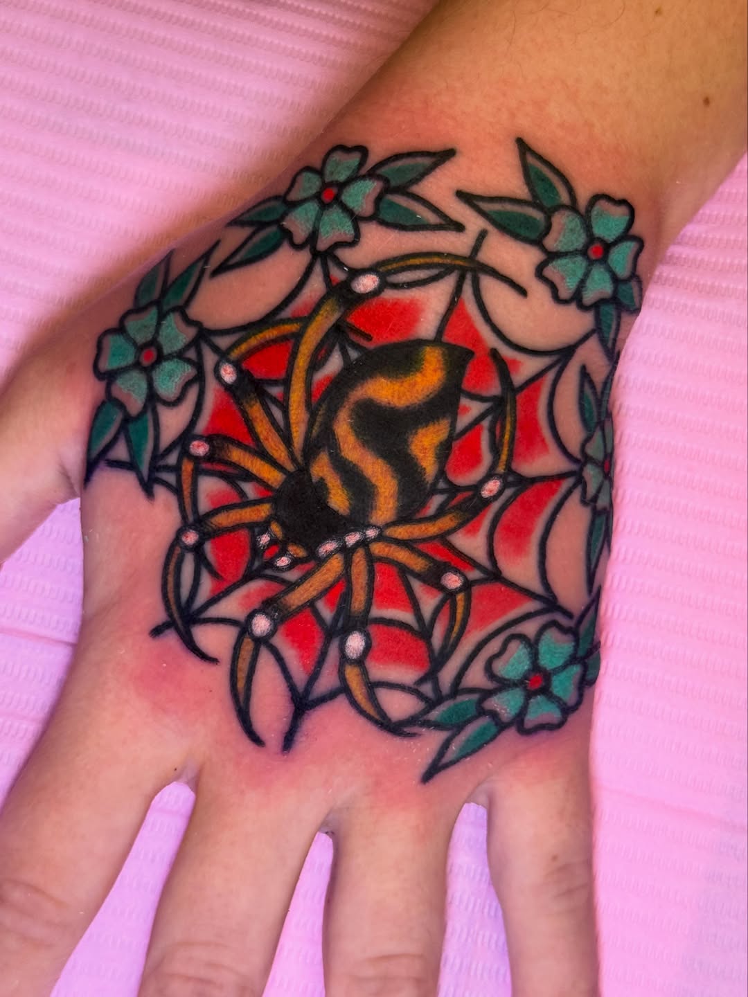 Tattoo by @cassietattoos — american_traditional, illustrative