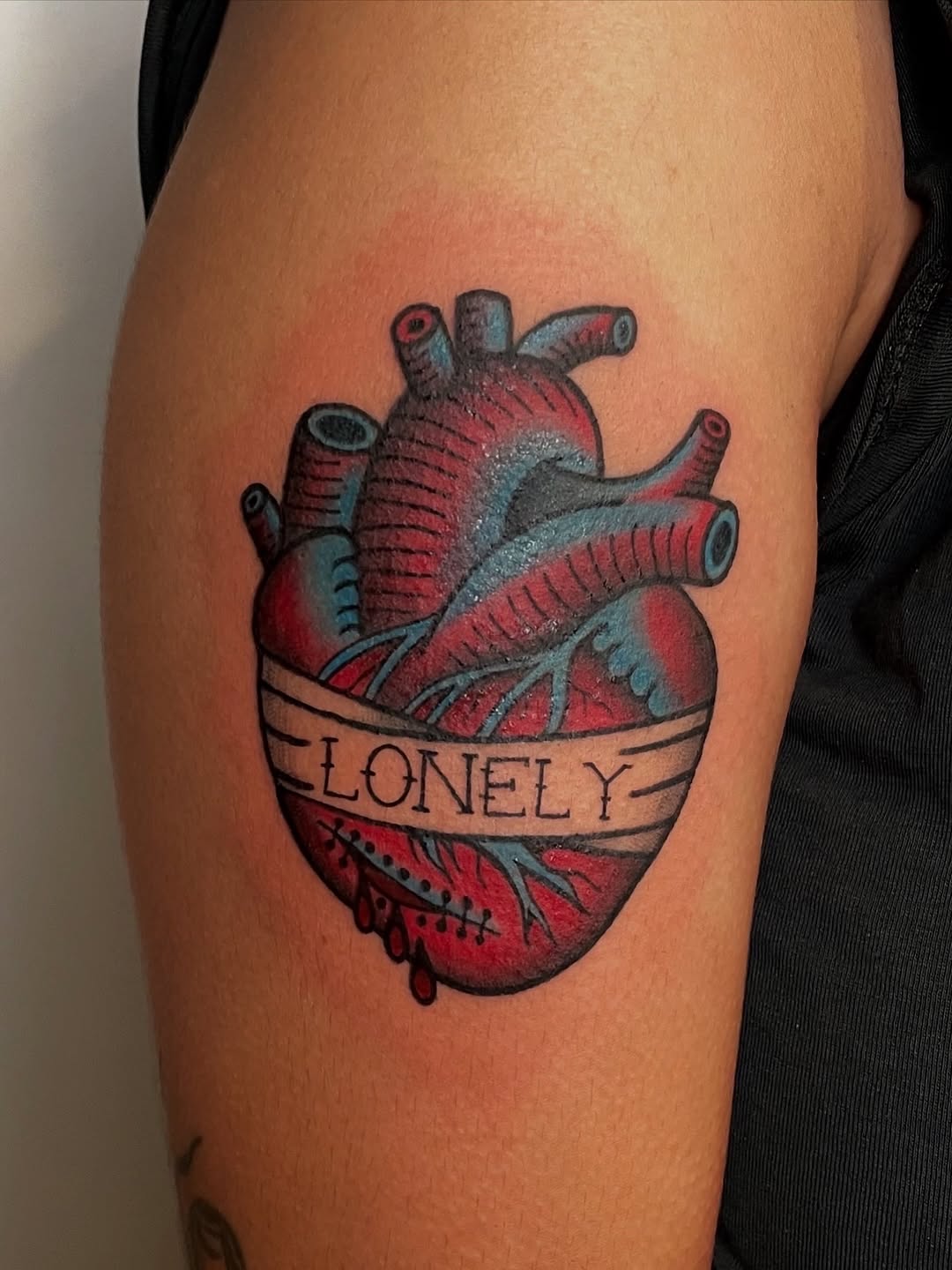 Tattoo by @kikicantdraw — american_traditional, lettering_script