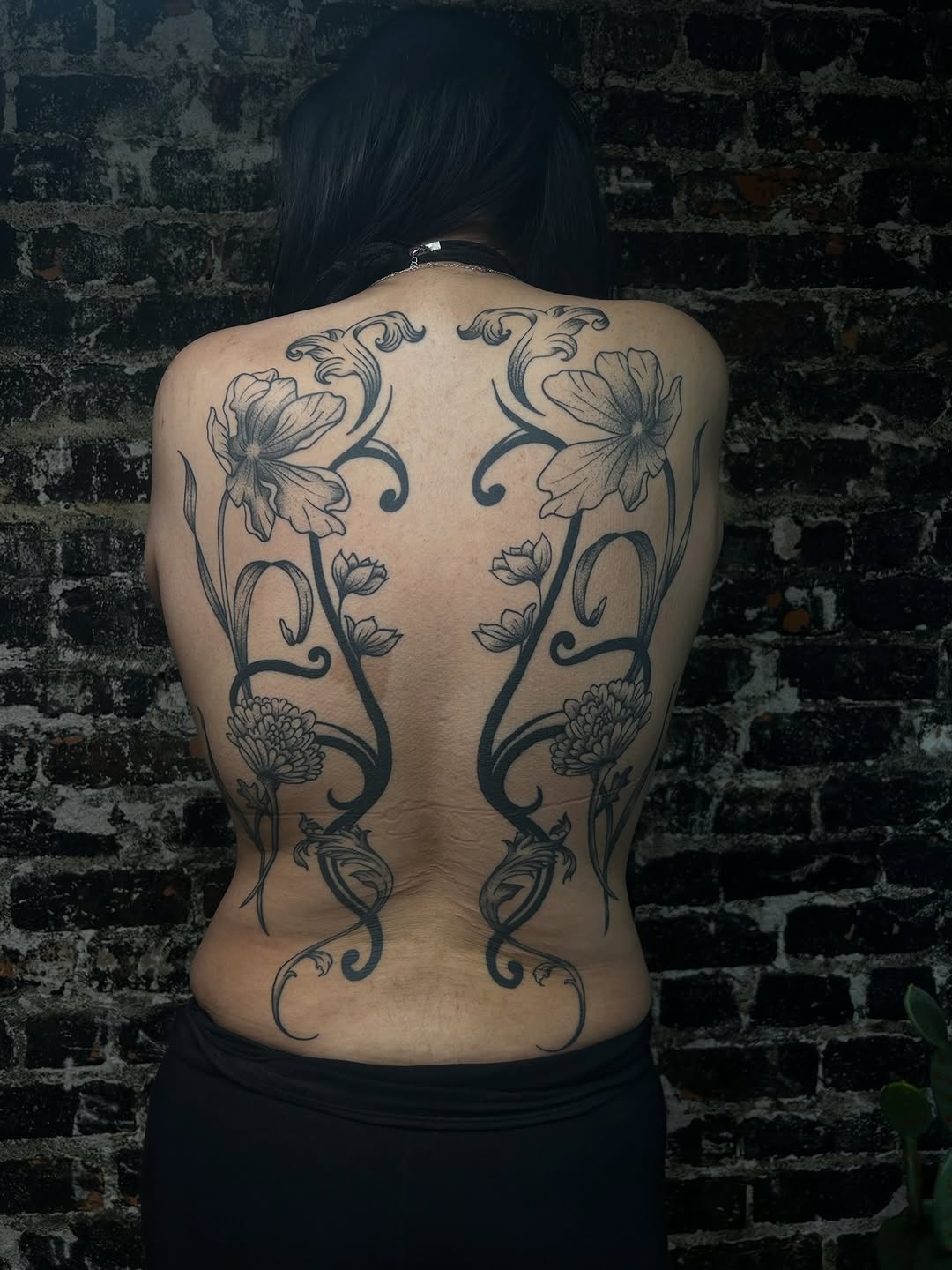 Tattoo by @kikicantdraw — black_and_grey, ornamental