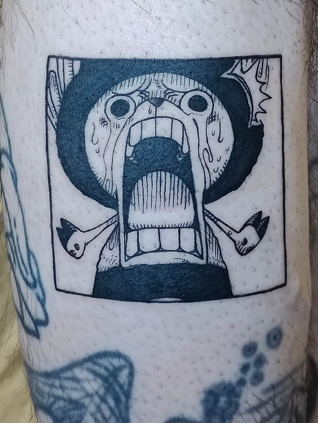 Tattoo by @tomloranz — blackwork