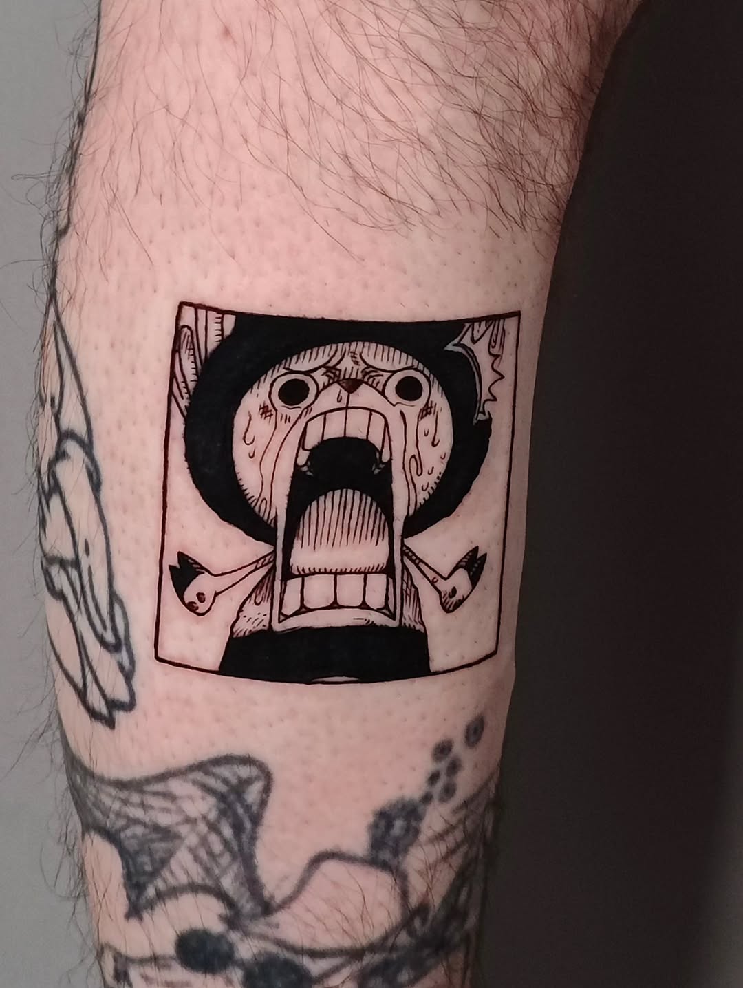 Tattoo by @tomloranz — blackwork