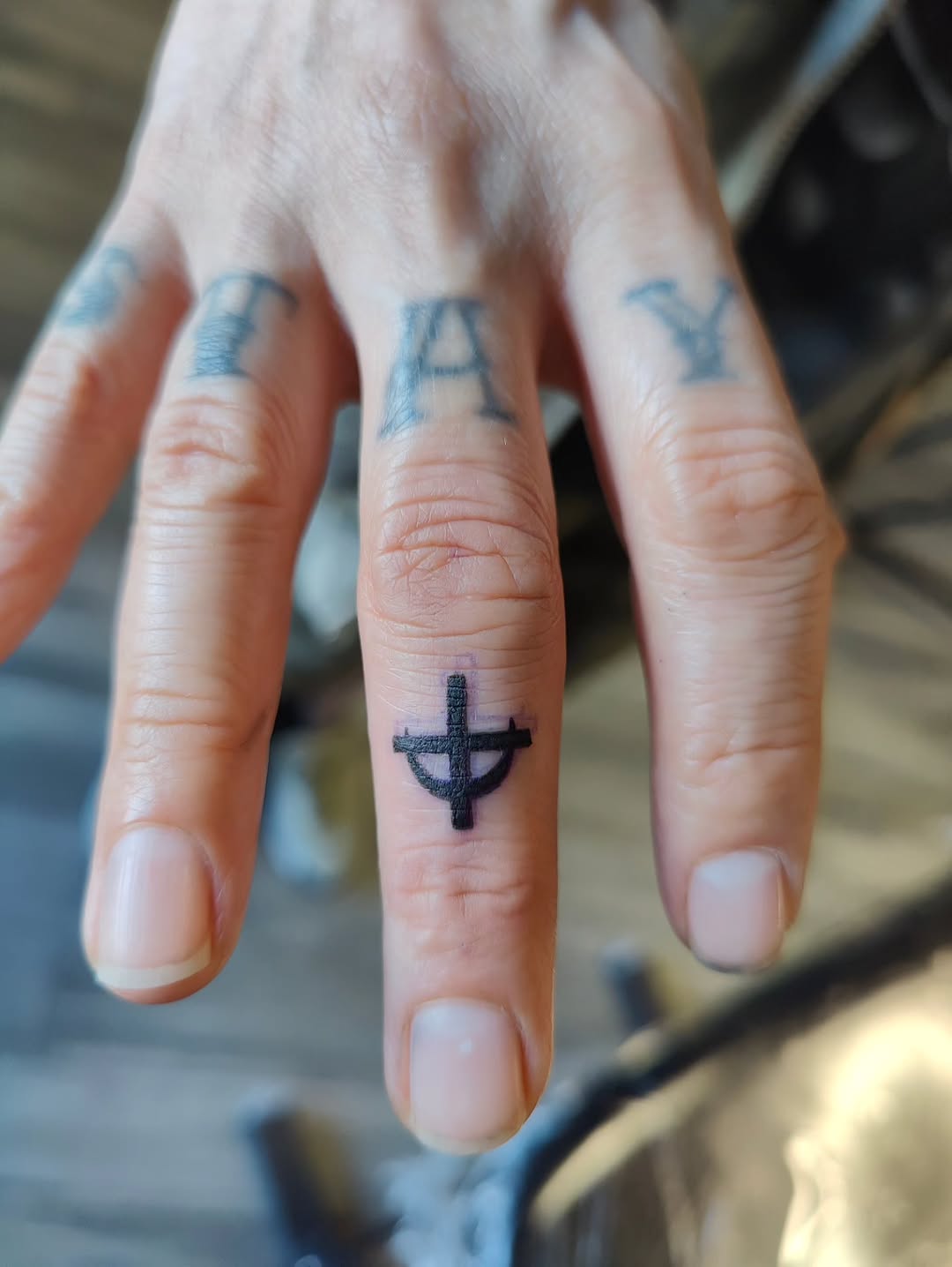 Tattoo by @tomloranz — blackwork, fine_line