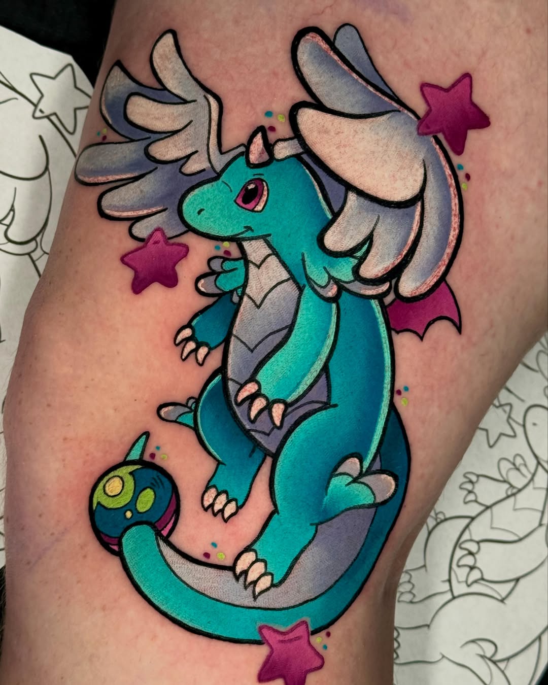 Tattoo by @briannadicksonart — new_school