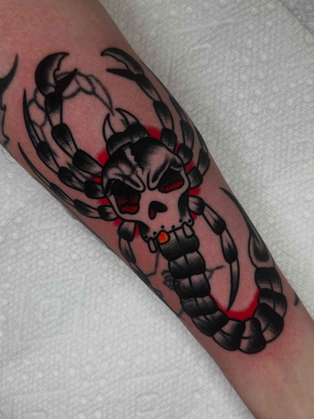 Tattoo by @spenceytattoos — american_traditional, illustrative