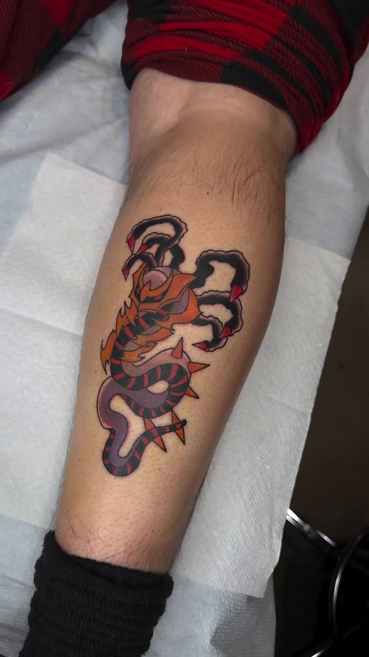 Tattoo by @mercydeantattoo — american_traditional, illustrative