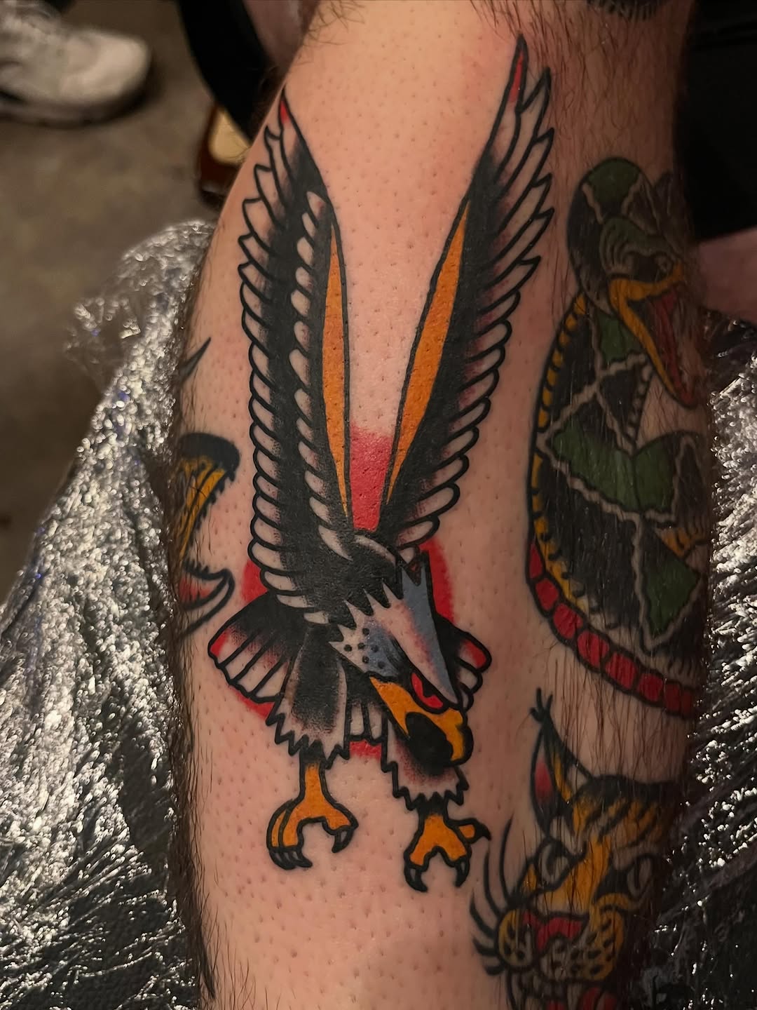 Tattoo by @snakelicausi — american_traditional