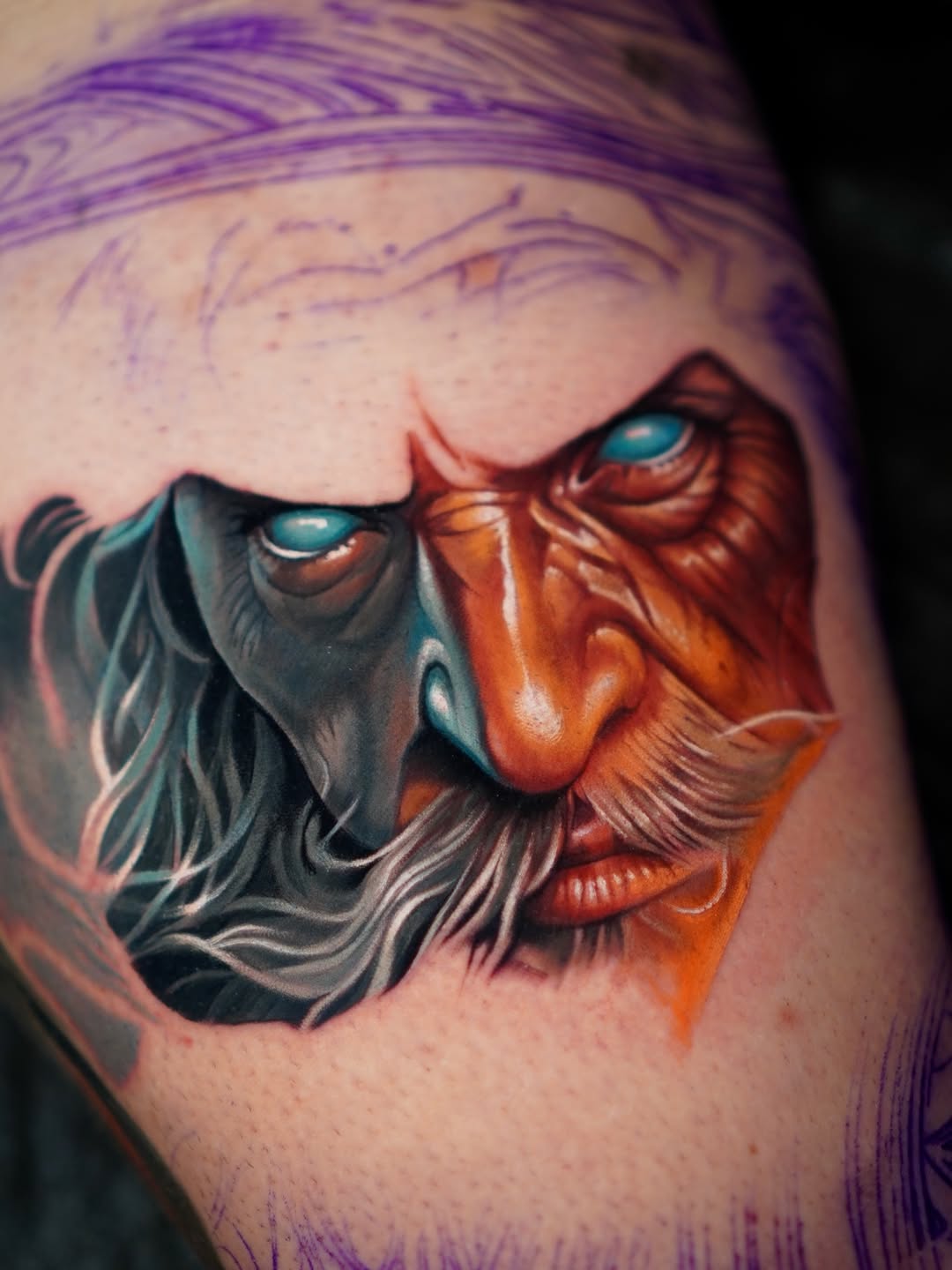 Tattoo by @sad.dalitattoo — realism, black_and_grey