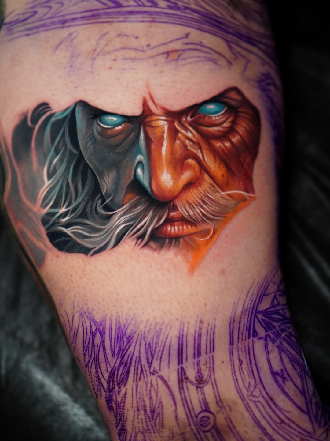 Tattoo by @sad.dalitattoo — realism, black_and_grey