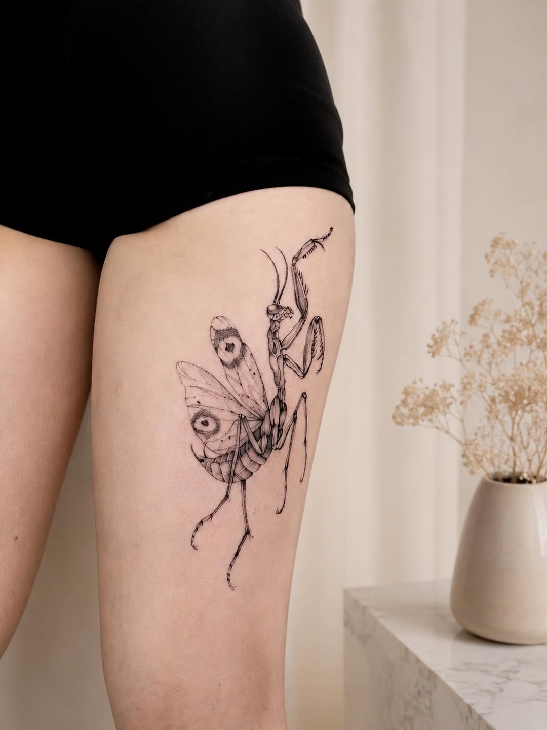 Tattoo by @allisson.lestudion20 — fine_line, black_and_grey