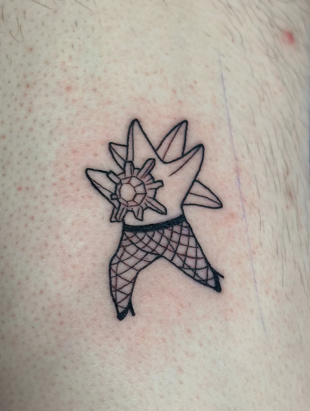 Tattoo by @gabymariatattoo — blackwork