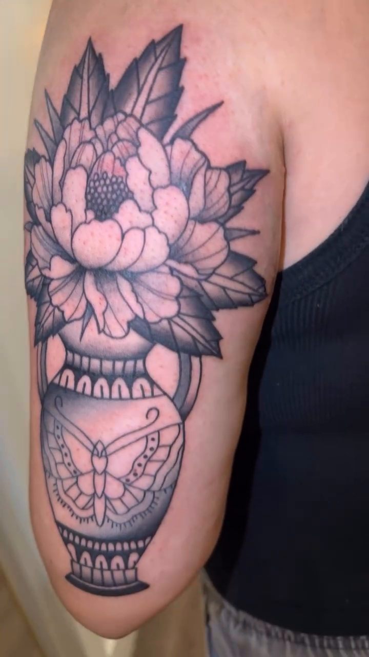 Tattoo by @deeznatstattoo โ black_and_grey, illustrative
