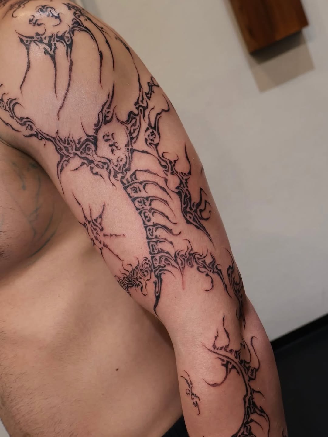 Tattoo by @zarmina_tattoo — blackwork
