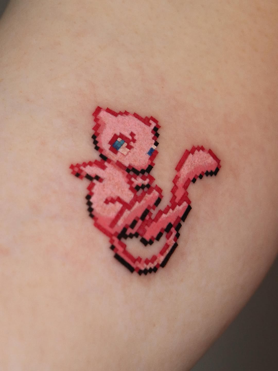 Tattoo by @insert_coin_1 β anime, pixel_art