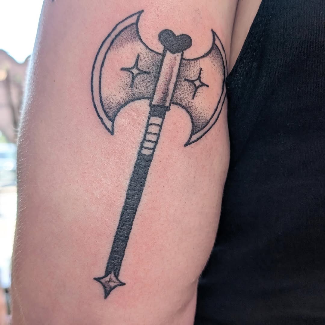 Tattoo by @nornnoszka — dotwork