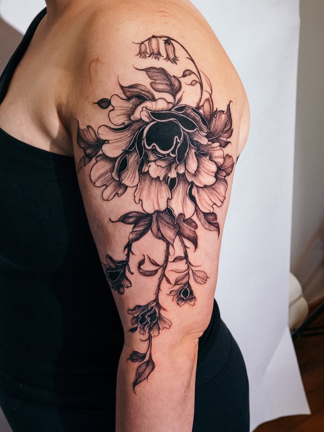 Tattoo by @simwerks — illustrative, black_and_grey