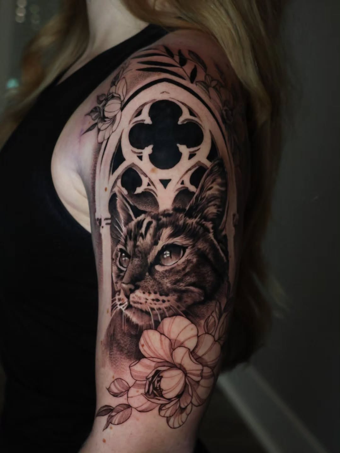 Tattoo by @stranger_tattooo — realism, black_and_grey