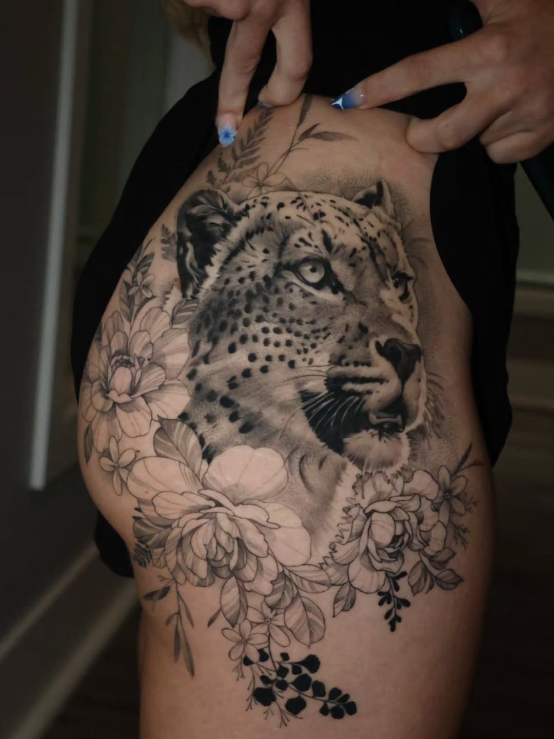 Tattoo by @stranger_tattooo — realism, black_and_grey
