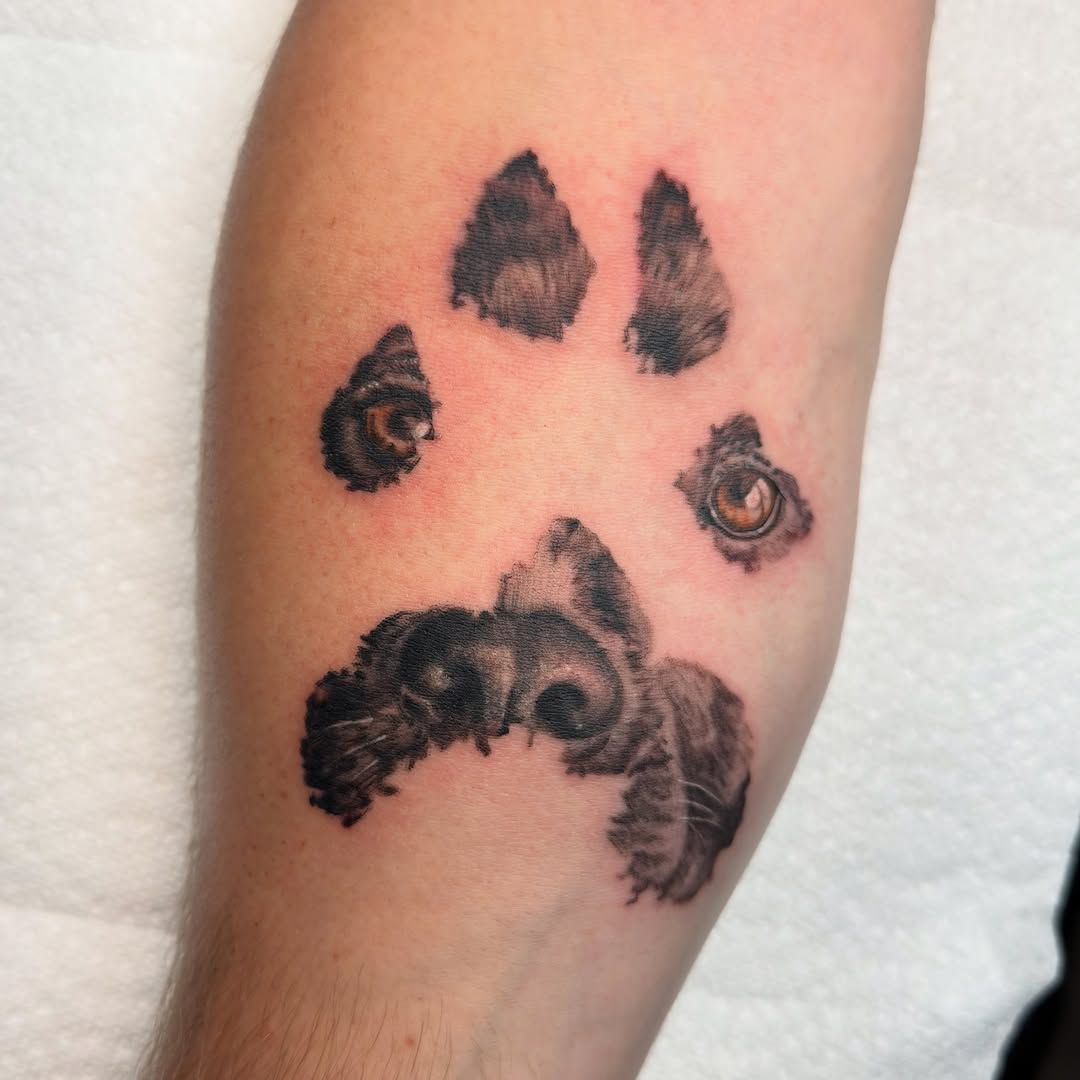 Tattoo by @justinhaytattoos โ realism, black_and_grey