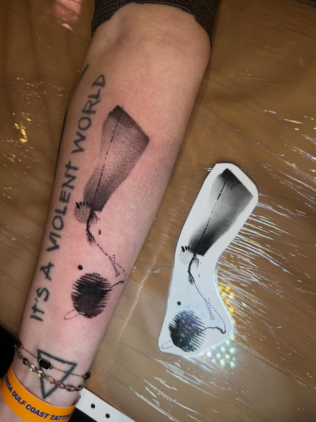 Tattoo by @sav.exe — blackwork, lettering_script