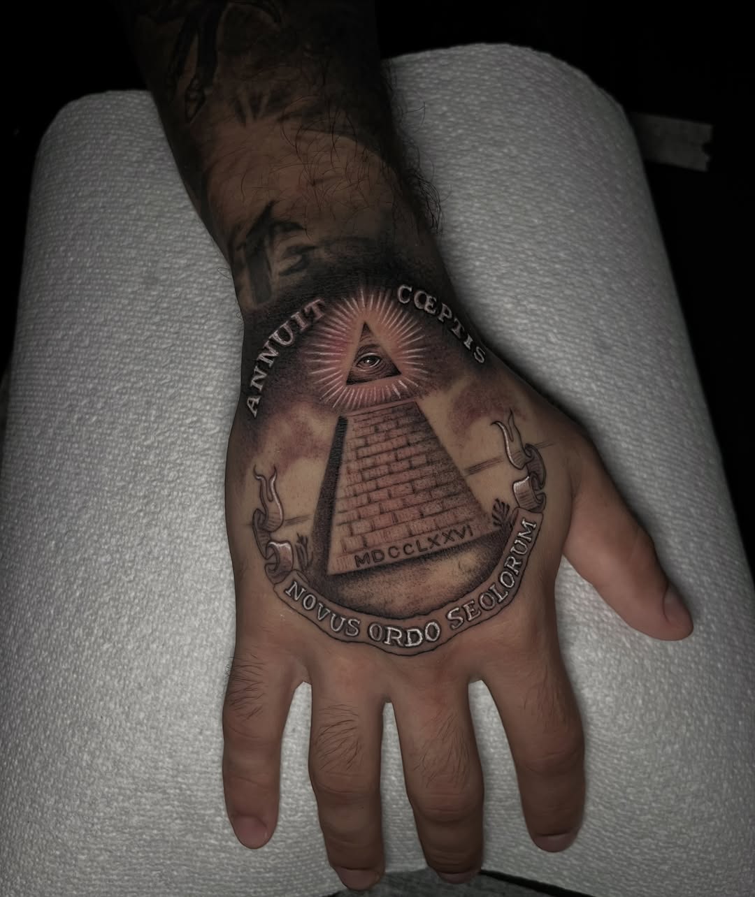 Tattoo by @tattoohaze — black_and_grey, illustrative