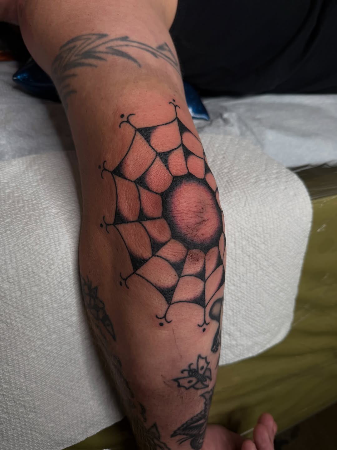 Tattoo by @stormxtattoos — geometric, dotwork