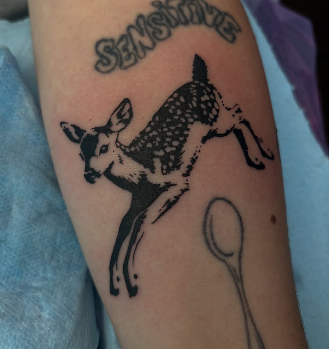 Tattoo by @tattoosbymeach — black_and_grey, realism