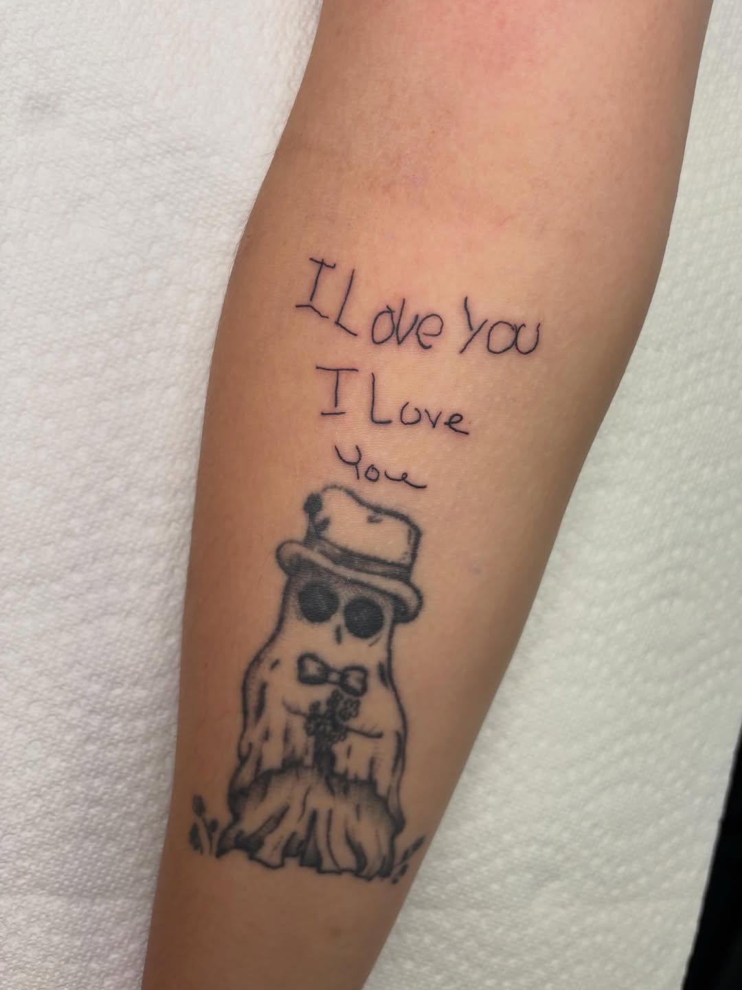 Tattoo by @heavychevytattoos β lettering_script