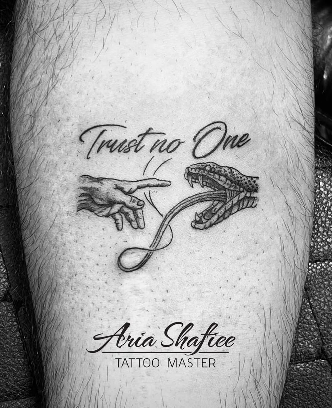 Tattoo by @ariu_tattoo — lettering_script