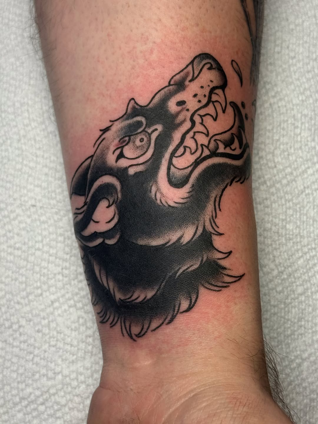 Tattoo by @ceilingham — american_traditional, black_and_grey