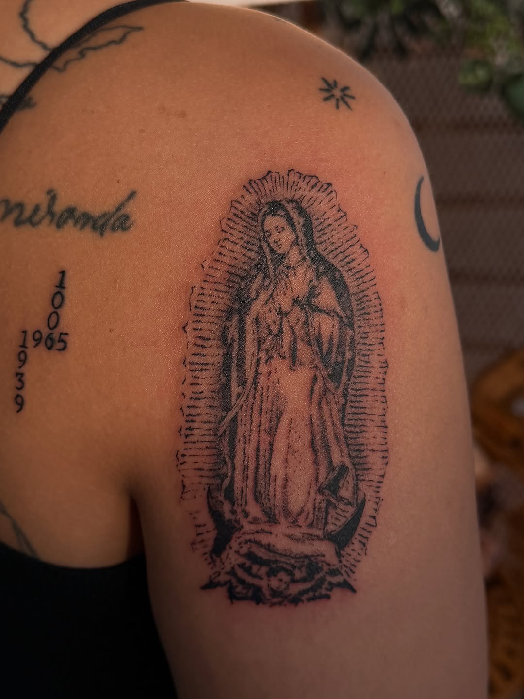 Tattoo by @babymaxyinks — black_and_grey
