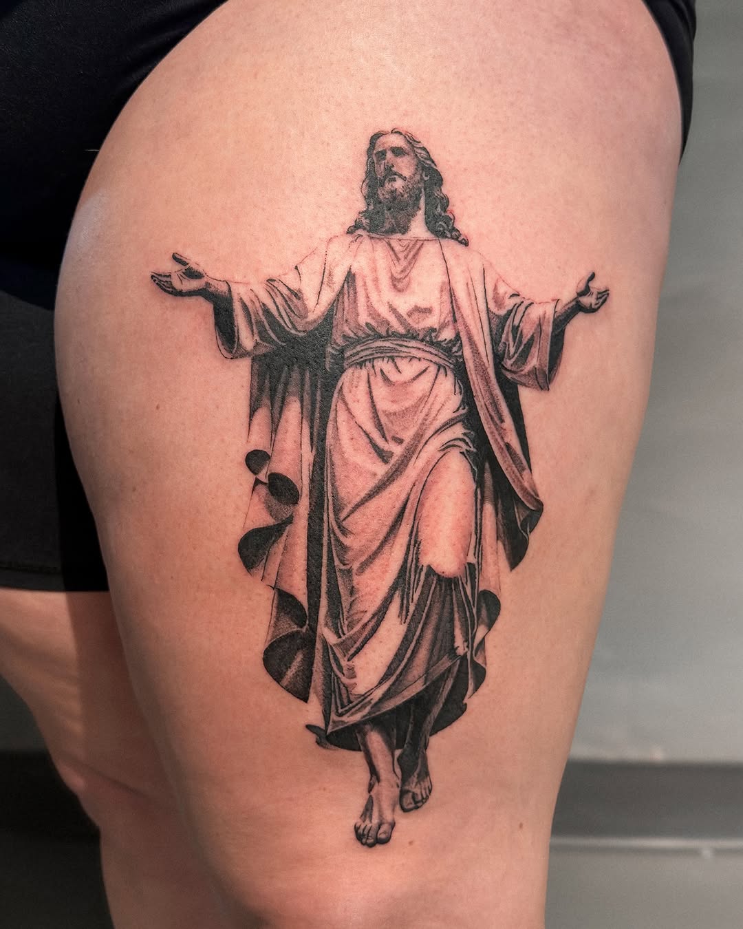 Tattoo by @ken.tatts — realism, black_and_grey