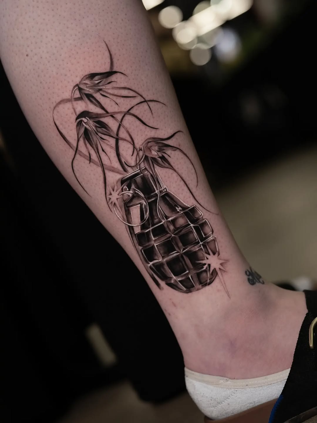Tattoo by @dre.dayli โ black_and_grey, realism