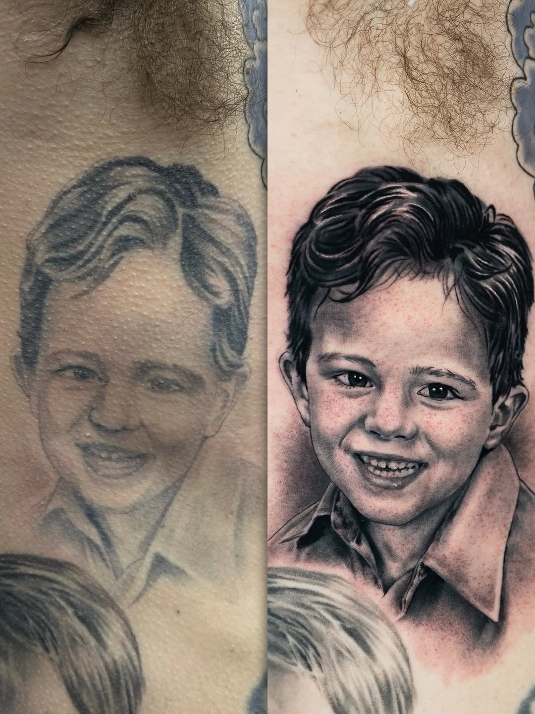 Tattoo by @zakperry_tattoos β realism, black_and_grey