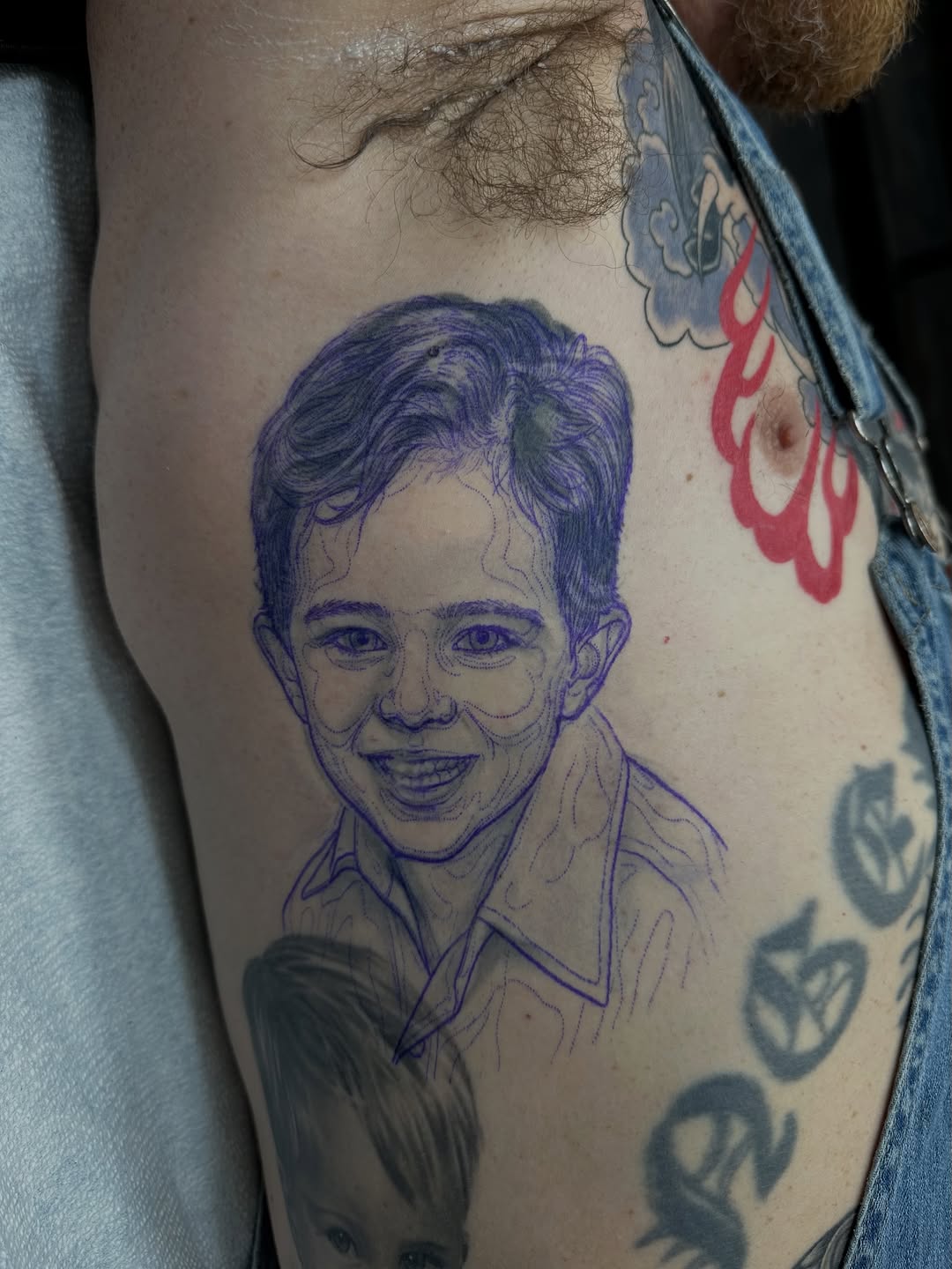 Tattoo by @zakperry_tattoos β realism, black_and_grey