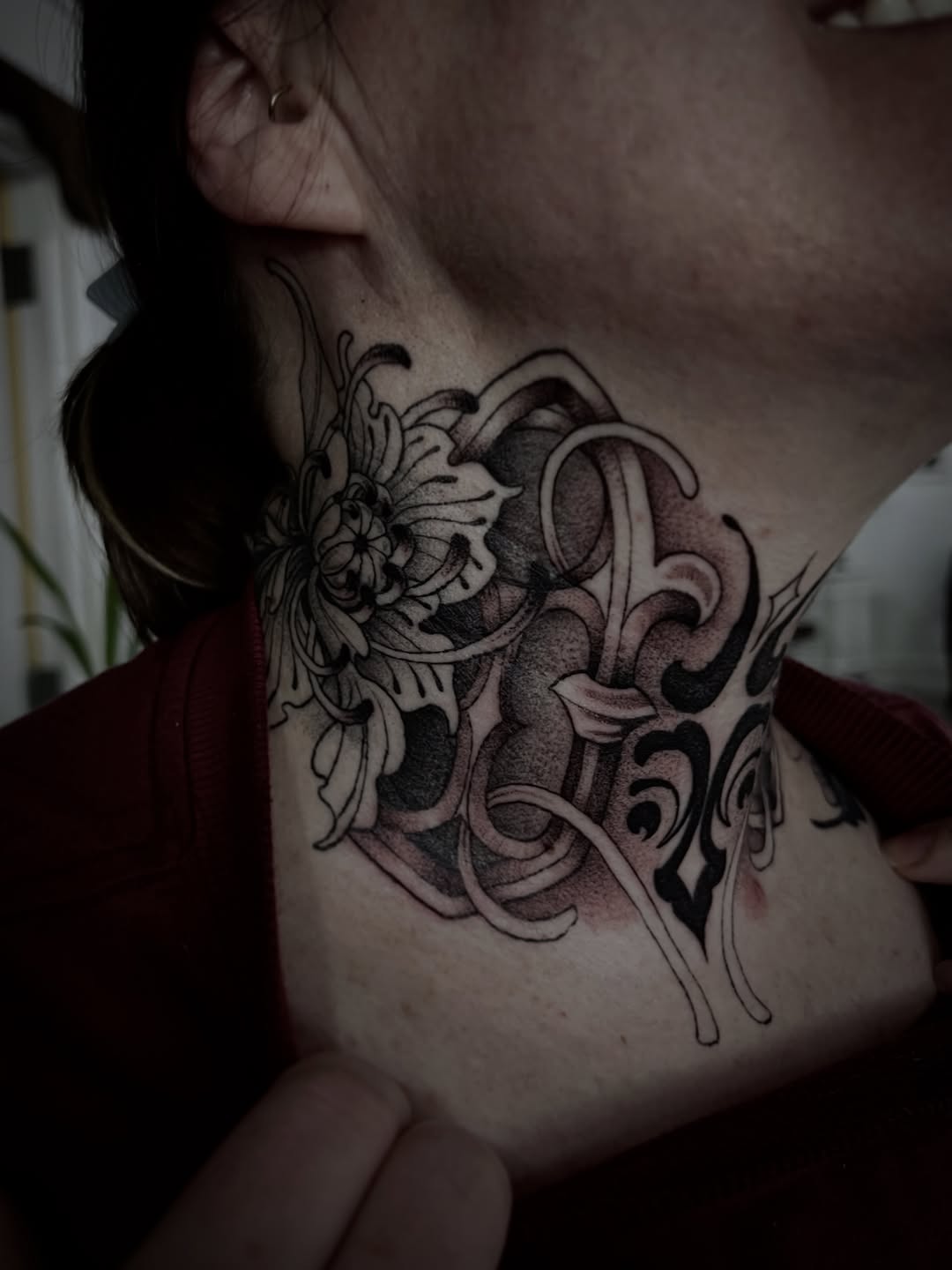 Tattoo by @rachktattoo — japanese_irezumi, black_and_grey